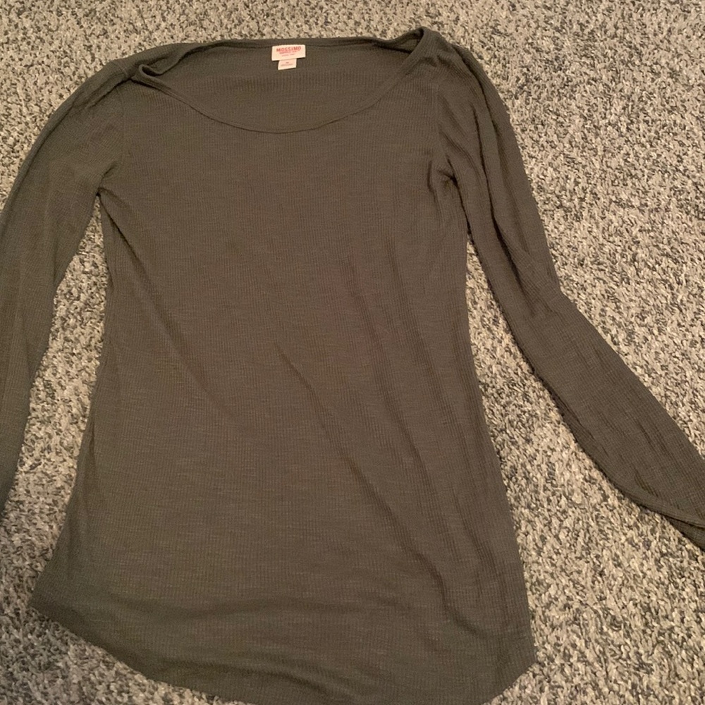 Light fit army green long sleeve